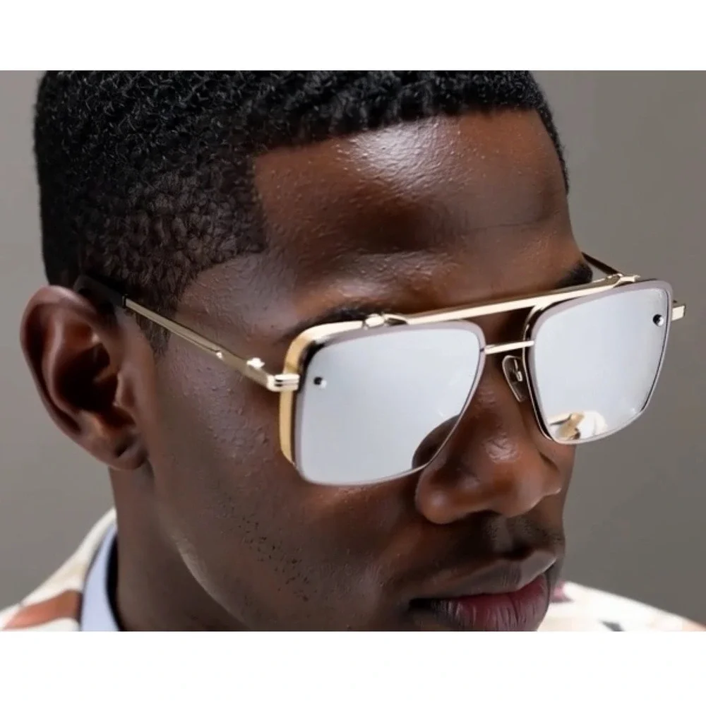 Steampunk Sunglasses Men Women Designer‎ Retro Vintage Goggles Shades Glasses